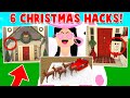 6 Christmas Build HACKS And TRICKS In Bloxburg! (Roblox)