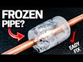 How to PREVENT Pipes Freezing in your House or RV - HEAT TAPE