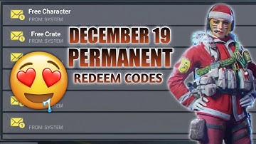 🤯 December 19 Permanent Rewards Working Redeem Code Codm 2022 | Call of duty Redemption center codes