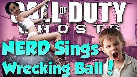 NERD SINGS WRECKING BALL!: Call of Duty Ghosts - (Nerd Voice Trolling, EPIC Reactions, RAGING Kids!)