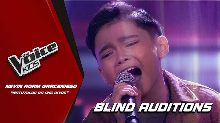 The Voice Kids: Nevin Adam Garceniego's wake-up call to the coaches! (Blind Auditions)