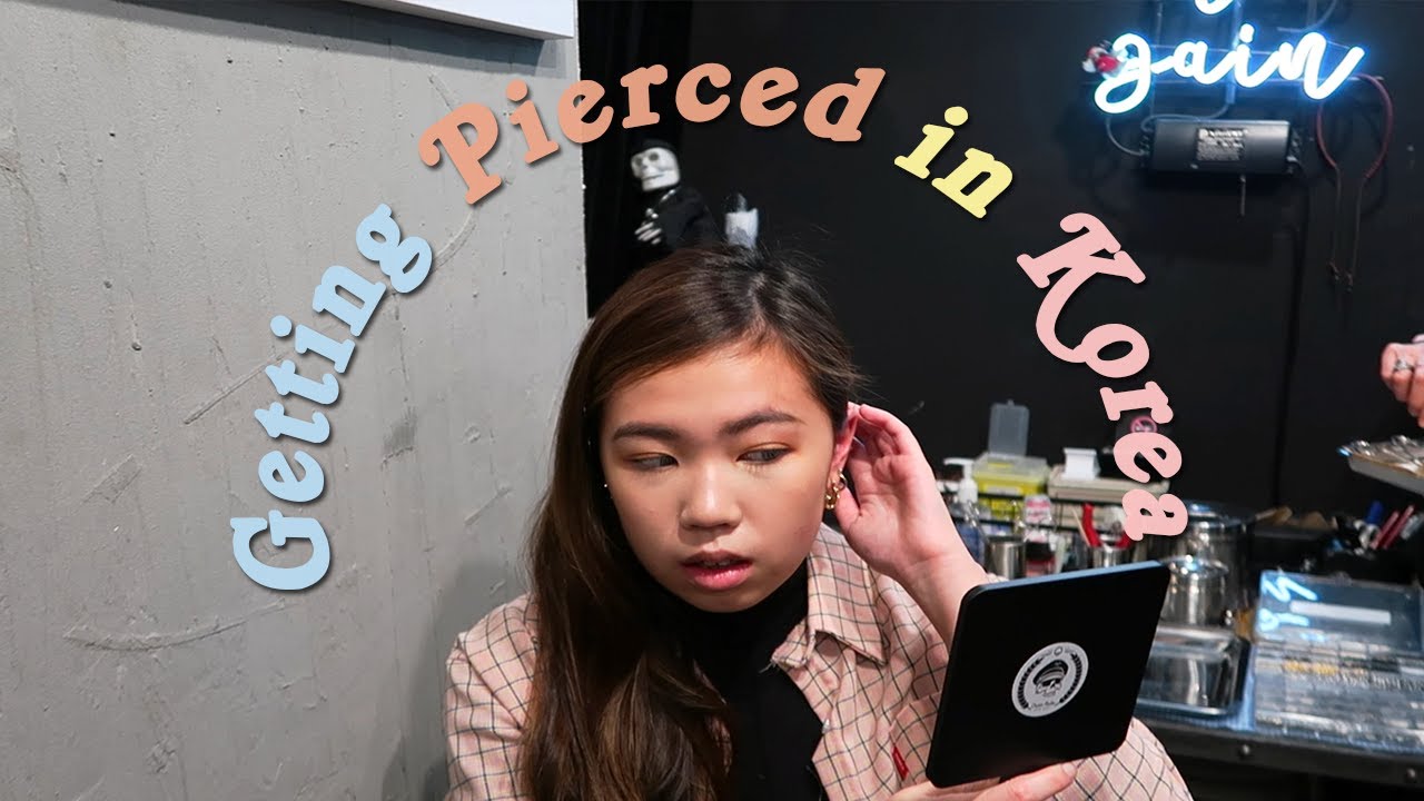 Getting Piercings in Korea! CHEAP Piercings Shops in Seoul YouTube