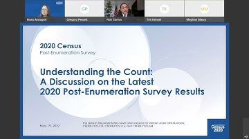 Understanding the Count: A Discussion on the Latest 2020 Post-Enumeration Survey Results