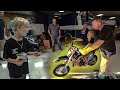 WE SURPRISED HIM WITH A NEW RACING DIRT BIKE!!!