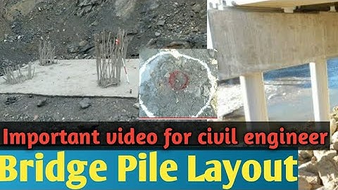 Bridge Layout || Pile Layout by Nikon total station || Understand bridge drawing || practical video