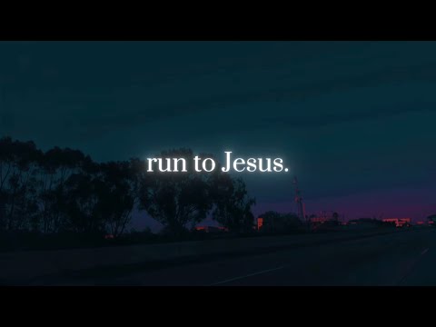 when anxiety hits, run to Jesus. He will hold you. thumbnail