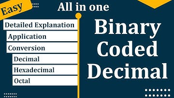 BCD Code | Binary Coded Decimal code | Introduction of BCD code