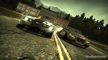 Need For Speed Most Wanted Razor Ford Mustang vs Blacklist 14 Taz (4K UHD 60FPS)