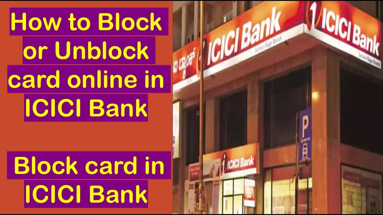 how to unblock icici travel card