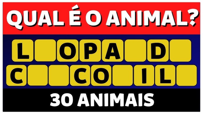 Qual é o nome do animal? Quiz animal #quiz #animal #animais