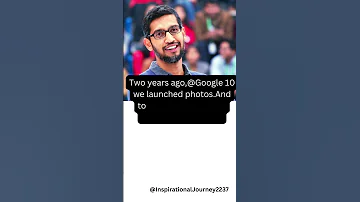 Sundar Pichai talking about YouTube  & Google-#sundarpichai