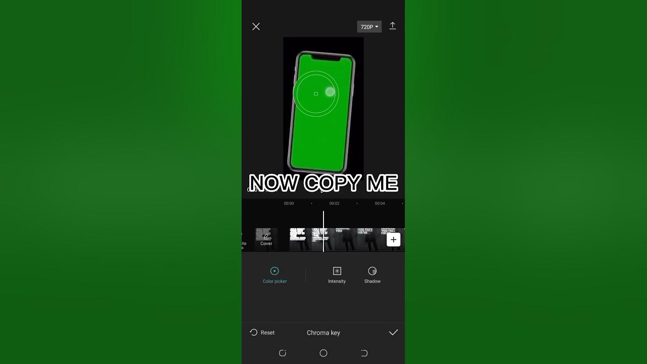 HOW TO ADD GREEN SCREEN IPHONE EFFECT||SHEIKH KINZAH||#capcut #effect #tutorial #iphone #unique