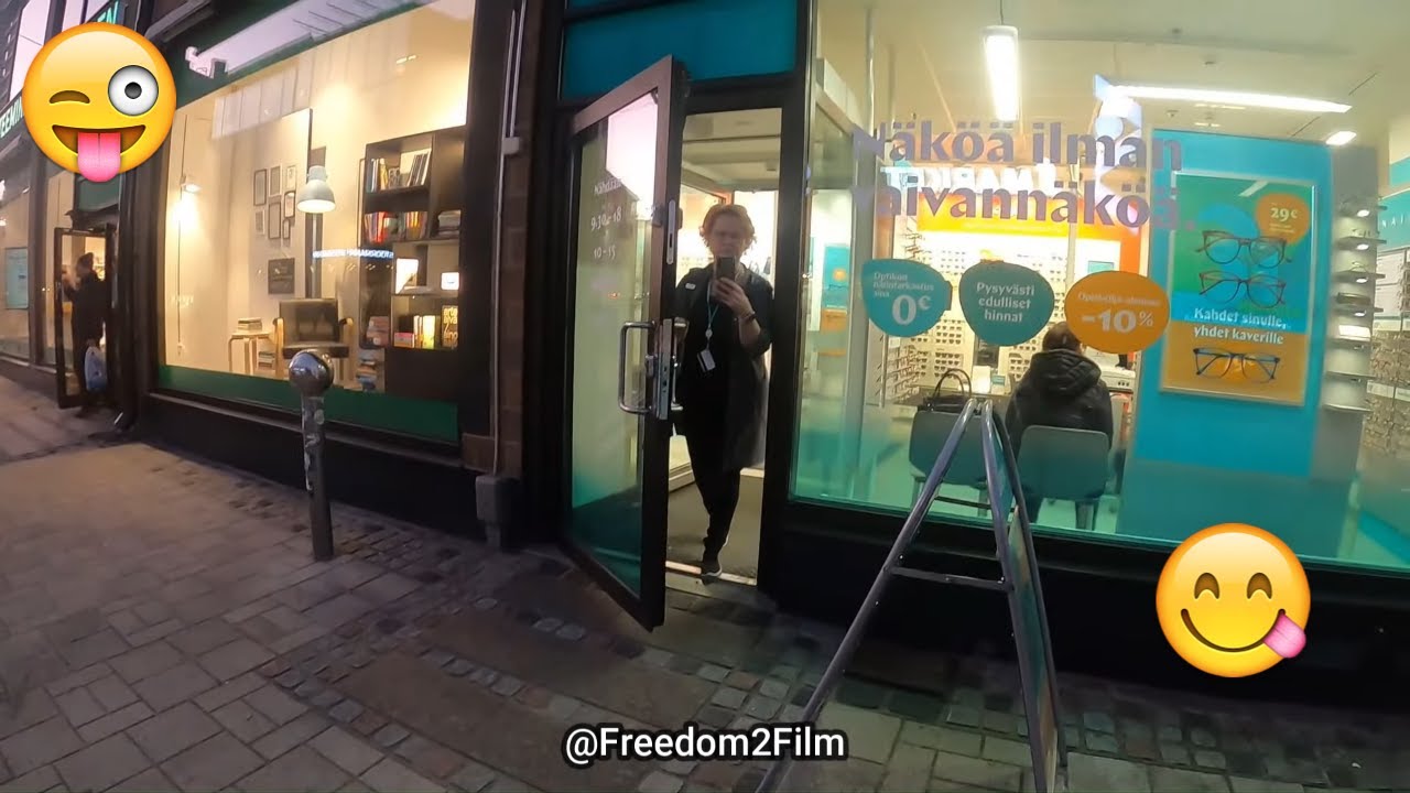Window Shopping,Finland, Turku City,Permission to Film,Freedom 2 Film 