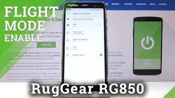 How to Activate Flight Mode in RUGGEAR RG850 – Airplane Mode