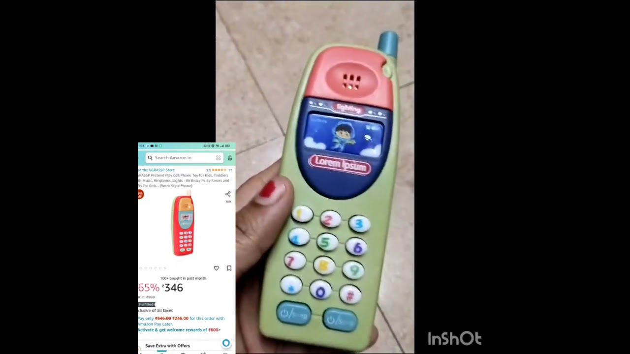 Cell phone toy for kids, toddlers with music and lights 📱📱😍😍 