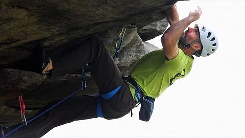 Paul Craven from Edelrid Climbing Gritstone Classi...