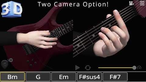 How to Change Camera Options in Guitar 3D - Basic Chords v1.1.4