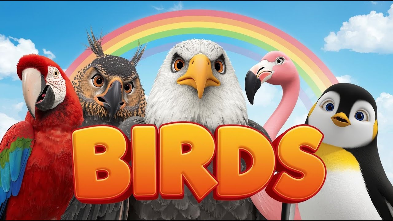 Learn Birds Names | Birds  | Bird Names for Kids | Birds
