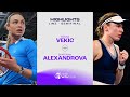 Donna vekic vs ekaterina alexandrova  2024 linz semifinal  wta match highlights