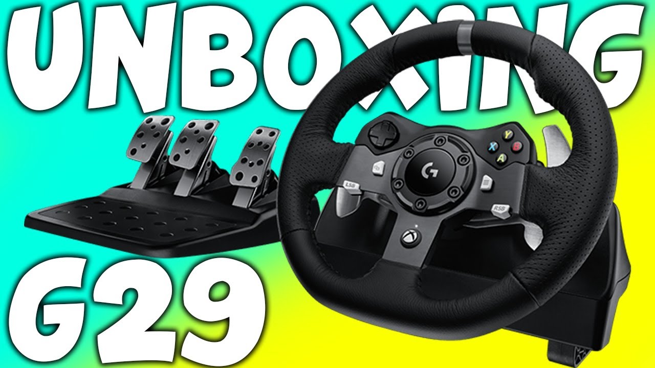 Logitech G29 Steering Wheel for PS5/PC Unboxing - ASMR 