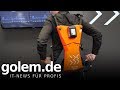 Cray X Exoskelett angesehen (Hannover Messe 2019)