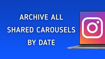 How To Archive All Carousels You