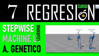 CURSO DE REGRESION EN R | 7 STEPWISE, MACHINE LEARNING, ALGORITMO GENETICO | ELECCION DE PREDICTORES