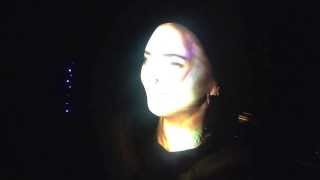 Projection Mapping Experiment onto 3d Resin head.  @ The Moth Factory.