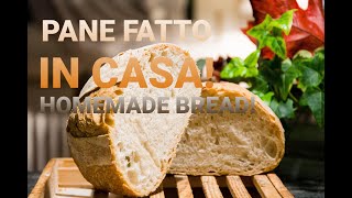 Ricetta PANE FATTO IN CASA con BIGA al 50% - HOMEMADE BREAD (ENG SUB)