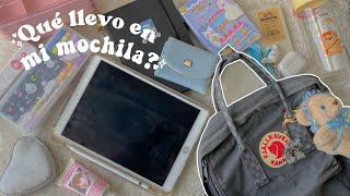 Qué llevo en mi mochila?✨