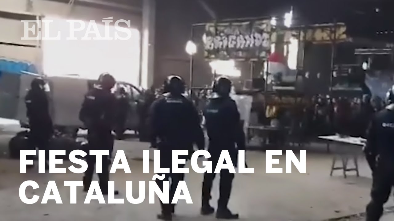 FIESTA ILEGAL: Así han desalojado los MOSSOS la RAVE de Llinars del Vallès