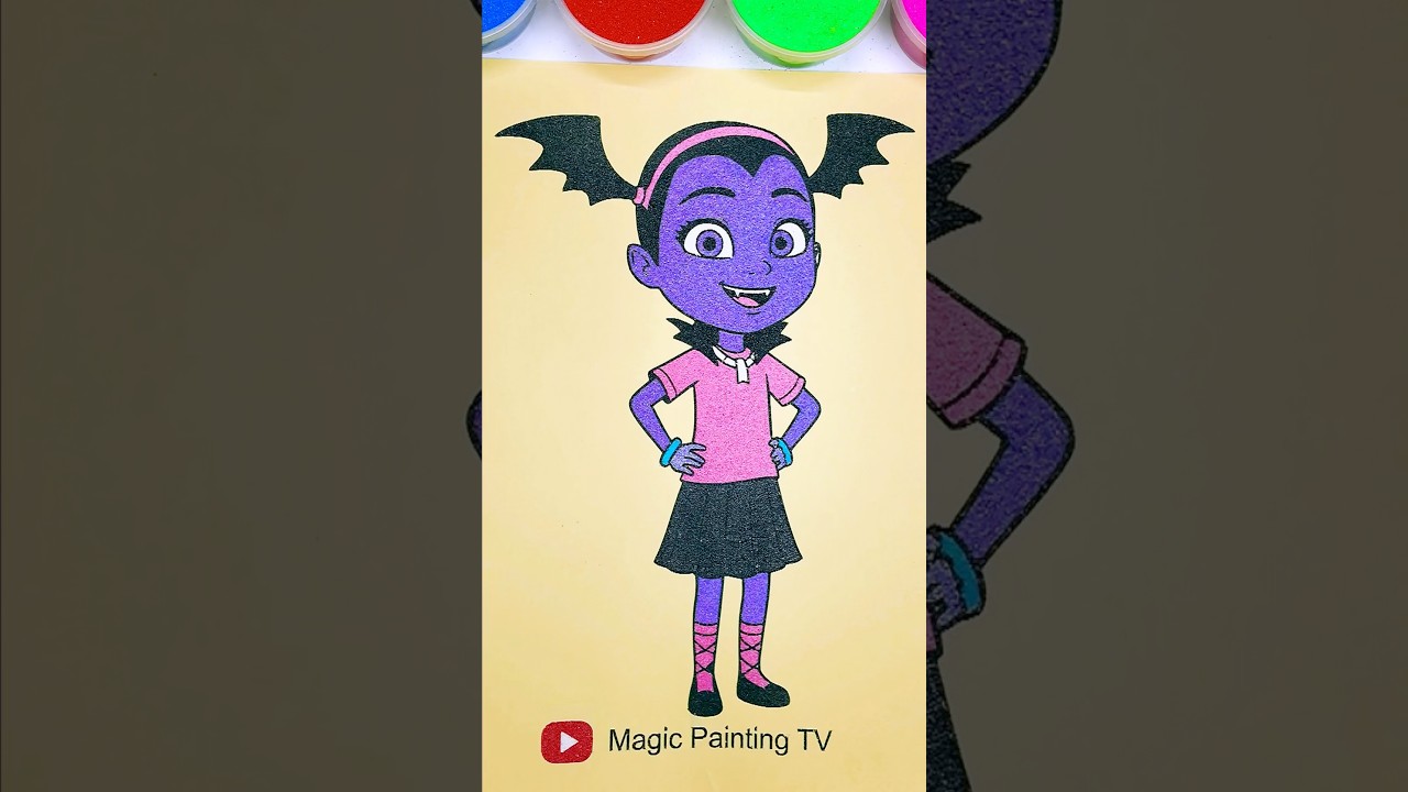 Vampirina💞#trending #shortfeed #cartoon #vampirina #forkids #kidsart #magicpaintingtv