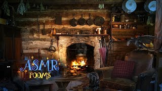 Hagrid's Hut REMAKE  Harry Potter Inspired ASMR  Cozy fireplace, Thunderstorm, Fang and Dragon!