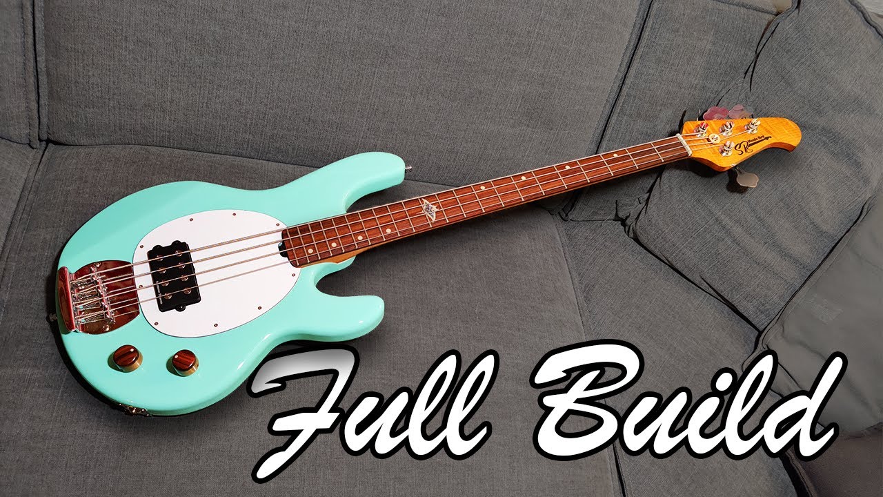 Raw Wood into Premium Bass Guitar - DIY FULL Build 