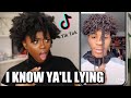 REACTING TO 4C HAIR TIK TOK VIDEOS PART 6..... I KNOW YA'LL LYING