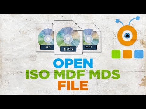 How to Open an ISO MDF MDS File