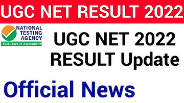 UGC NET RESULTS 2022 II OFFICIAL UPDATE - UGC NET December 2021 and June 2022 (merged cycles) RESULT