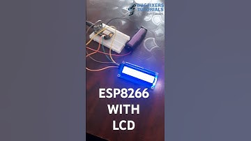 Esp8266 with LCD. WiFi Message Sender. #arduino #robotics