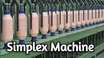 How make roving with simplex machine || #texashraful7