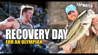 NO DAYS OFF | Olympian Recovery Session and BIG Early Spring Bass Fishing