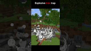 Make Explosive Tree 😲 #minecraft