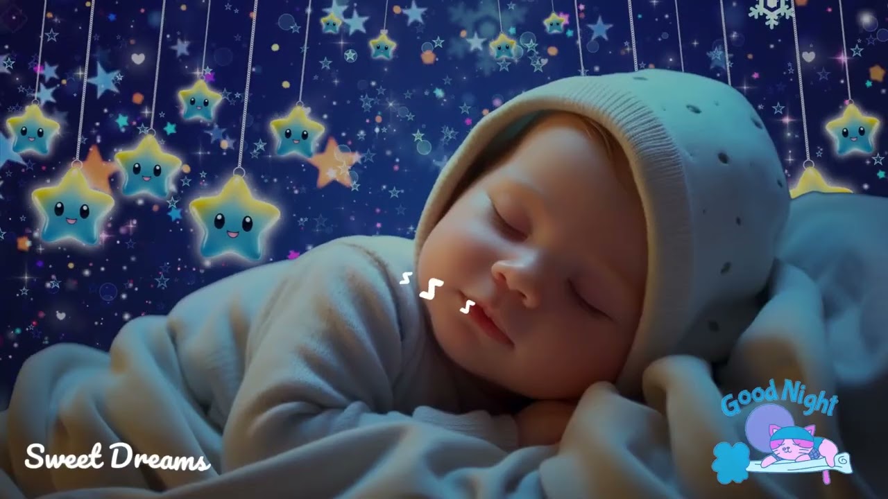 Baby Sleep Music 💤 Baby Sink into Deep Sleep in 3 Minutes 🌙 Instant Calm 🎵 Mozart & Brahms Lullabies
