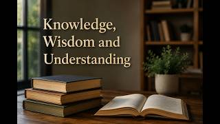 Knowledge vs Understanding vs Wisdom