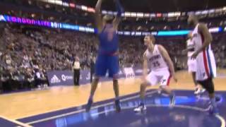 Assist of the Night - Iman Shumpert | Knicks vs Pistons  | NBA 2012-13 Season 17\/01\/2013