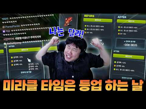 미라클데이는 옵션띄우는 날이 아닙니다
