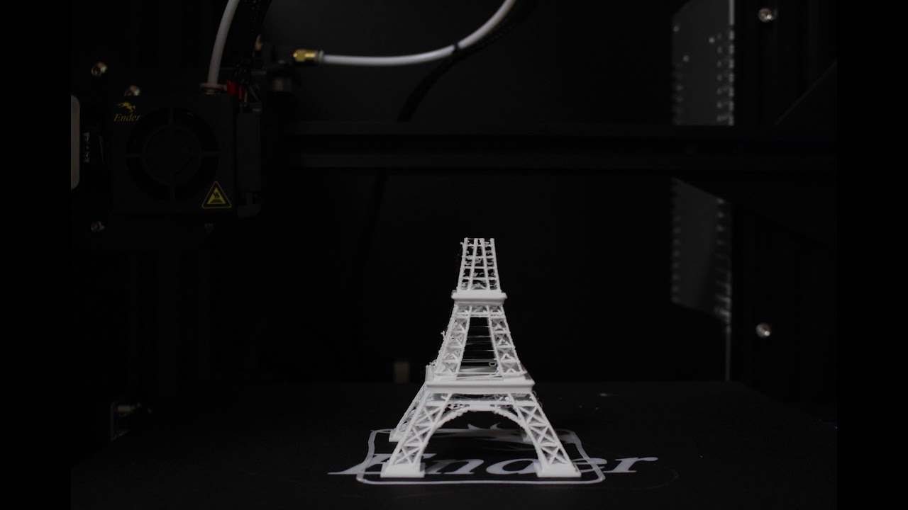 3D printer Timelapse Eiffel Tower fail ... :( - YouTube