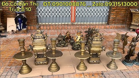 Lư đồng xưa _ Lư đào Nam Bộ _ Lư xưa #đồcổcầnthơ #đồcổ 