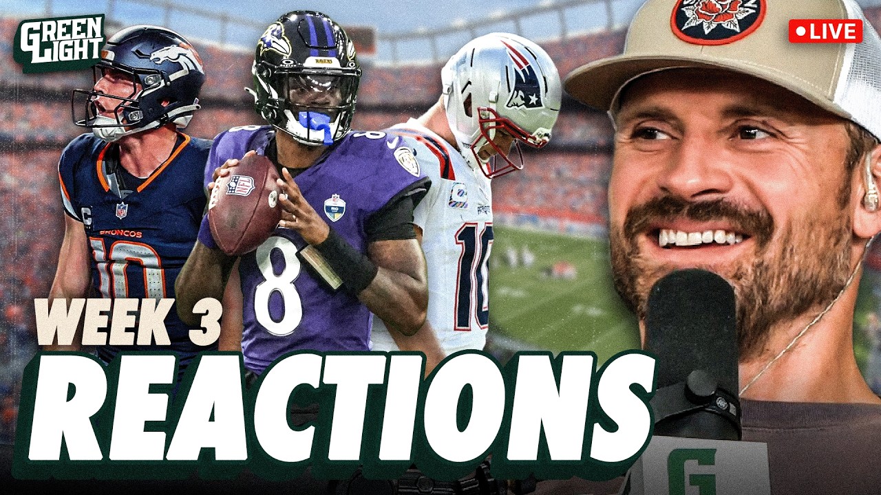 Broncos Wild Comeback, Ravens Walk-off In Brazil & Problems With Drake Maye? | NFL WK3 Reactions