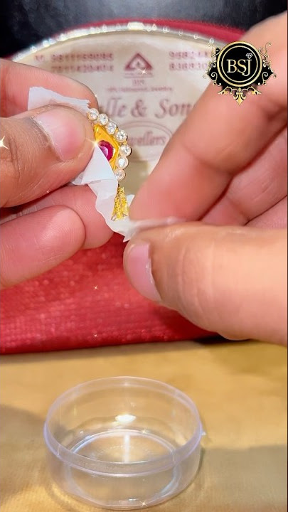 New Leight Weight Gold Bindi || सोने की बिंदी #shorts