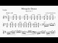 Mendelssohn mosquito dance for violin piano accompaniment slow practice